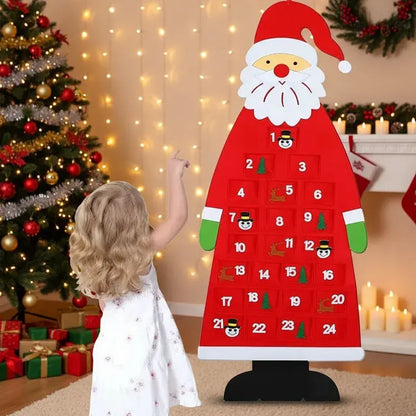 Christmas Felt Tree Advent Calendar Christmas Felt Tree Advent Calendar