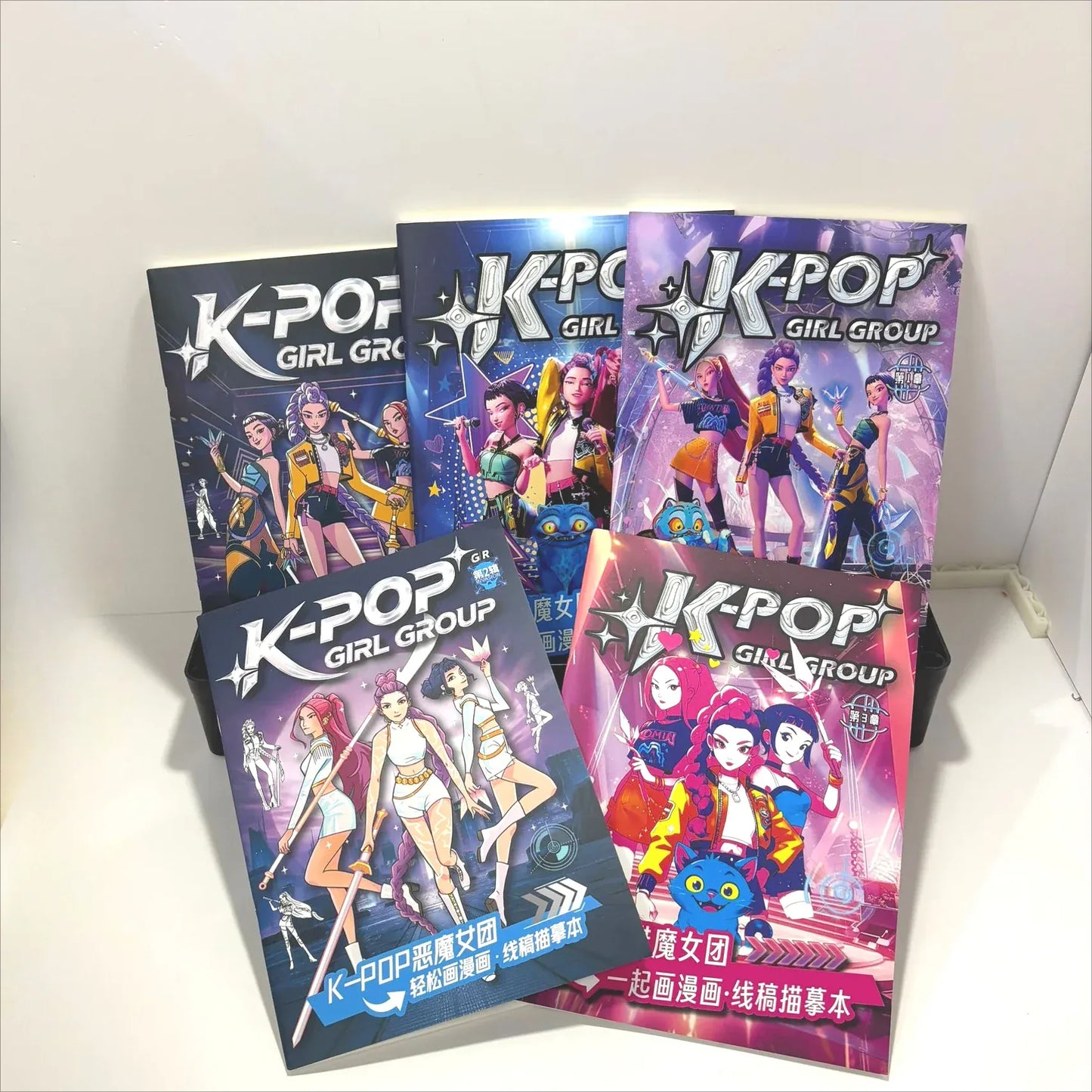 Christmas Gifts KPop2026 Demon Hunter Coloring Books Picture Book Peripheral Painting Book Line Drawing Children's Birthday Gift Christmas Gifts KPop2026 Demon Hunter Coloring Books Picture Book Peripheral Painting Book Line Drawing Children's Birthday Gift