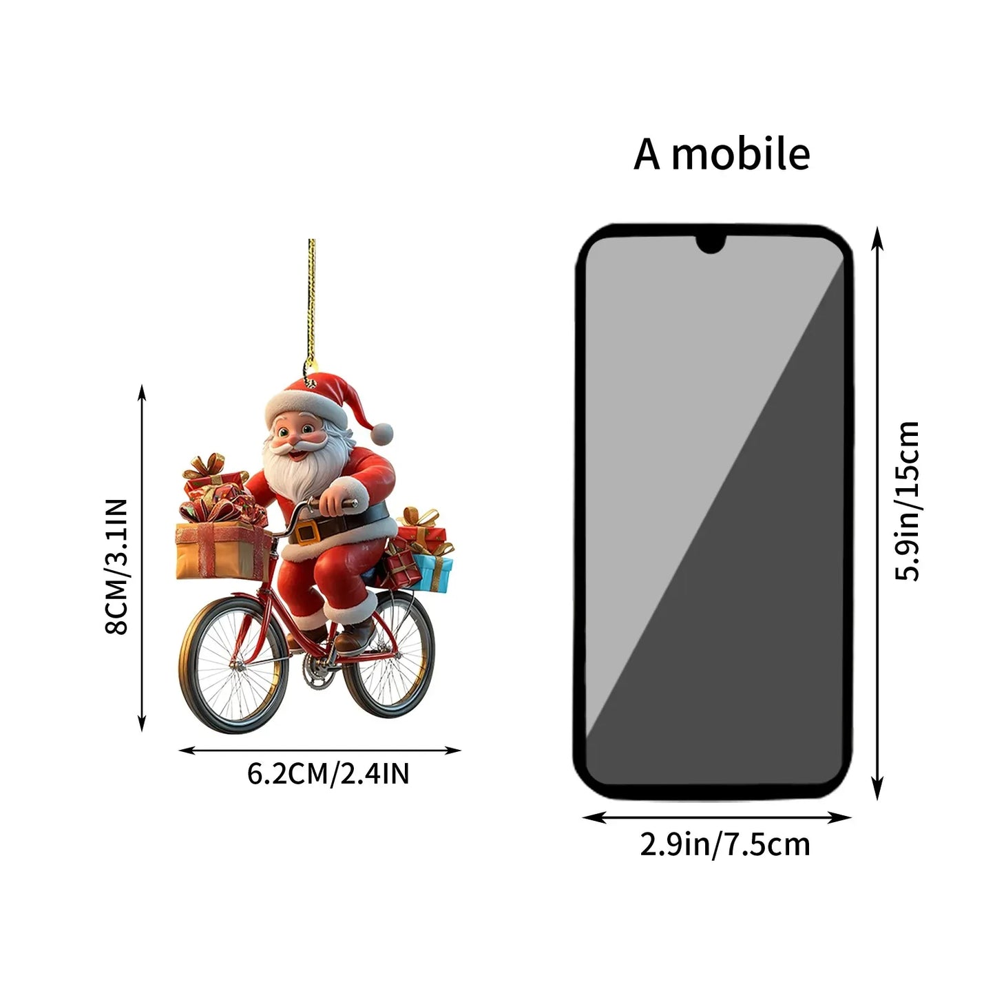 Christmas Tree Pendant Acrylic 2D Christmas Tree Pendant Acrylic 2D