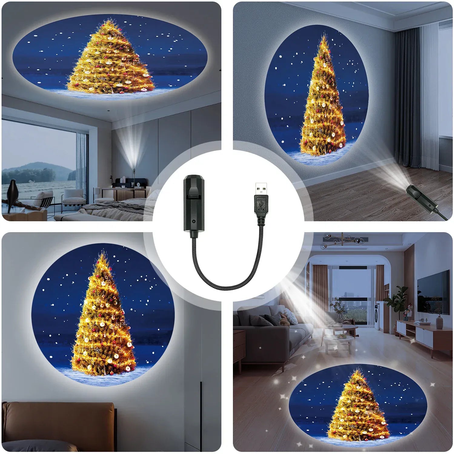 Christmas tree projection light Christmas tree projection light