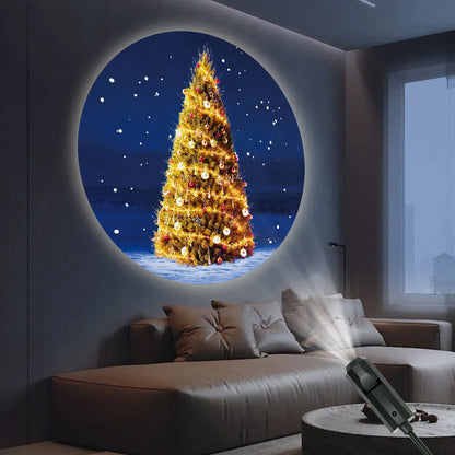 Christmas tree projection light Christmas tree projection light