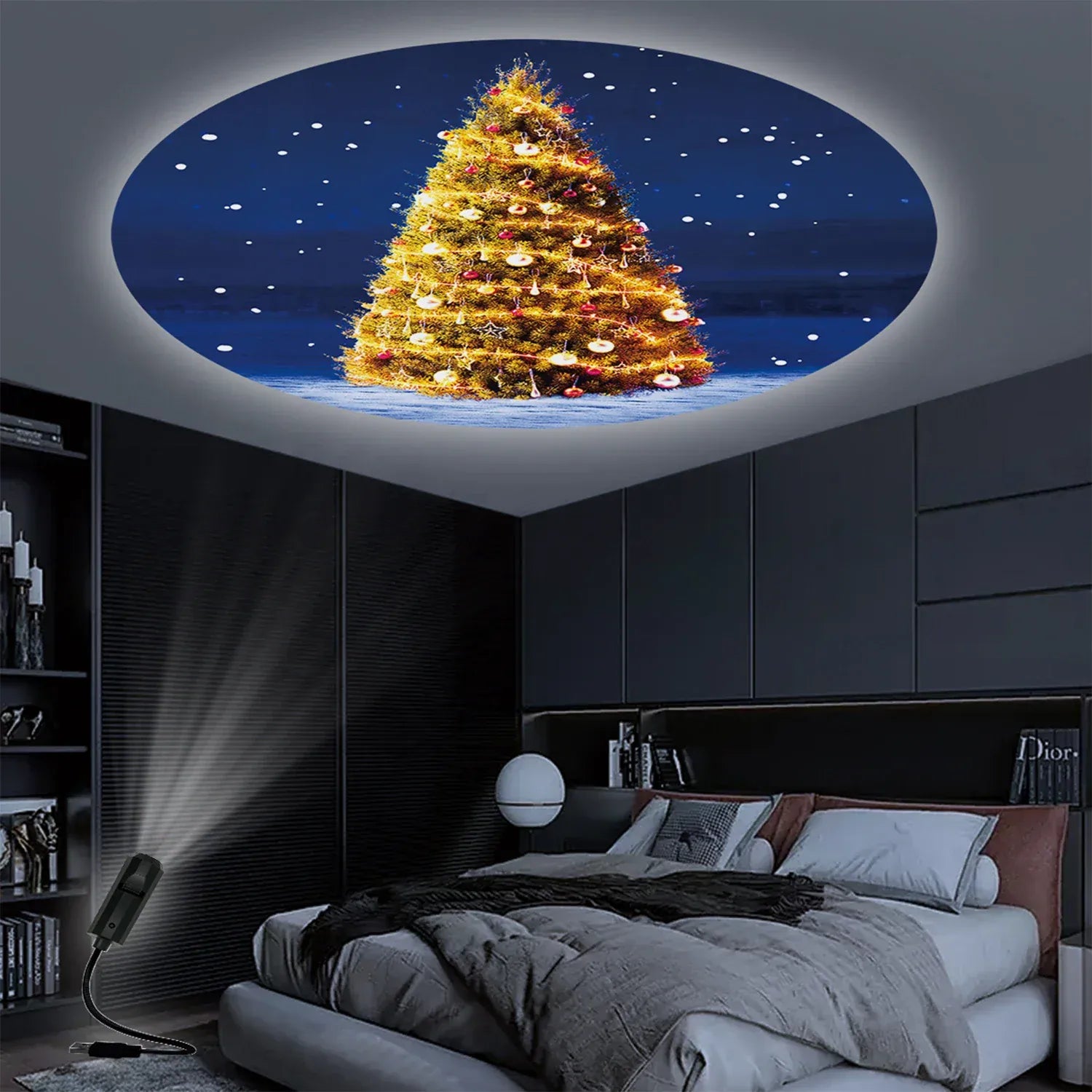 Christmas tree projection light Christmas tree projection light