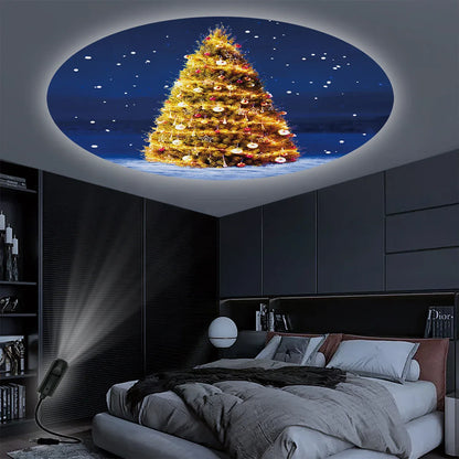 Christmas tree projection light Christmas tree projection light
