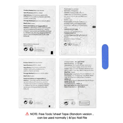 3D Floral French Press-On Nails - Medium Almond Elegant | Wahooly Classic French 3D Flowers False Nails 24pcs Medium Almond Press On Acyrlic Nails Elegant Artificial Nails With Designs Art Salon