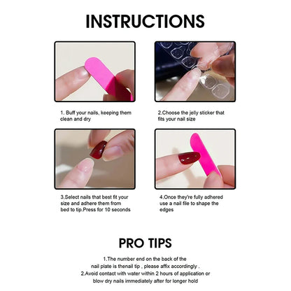 3D Floral French Press-On Nails - Medium Almond Elegant | Wahooly Classic French 3D Flowers False Nails 24pcs Medium Almond Press On Acyrlic Nails Elegant Artificial Nails With Designs Art Salon