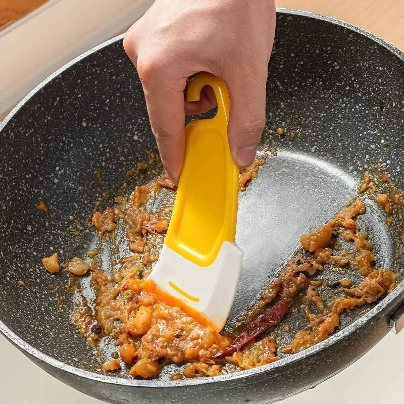 Cleaning Spatula Kitchen Scraper Soft Blade Scraper Brush Dirty Pan Pot Dishes Cleaner Tools Cooking Baking Tool Kitchen Gadget Cleaning Spatula Kitchen Scraper Soft Blade Scraper Brush Dirty Pan Pot Dishes Cleaner Tools Cooking Baking Tool Kitchen Gadget