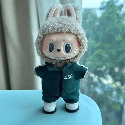 Clothing For Labubu 3.0 Funny Seafood Game Serie Doll Clothes Casual Outfits Accessories Participants Organizer Commando Mp5 Clothing For Labubu 3.0 Funny Seafood Game Serie Doll Clothes Casual Outfits Accessories Participants Organizer Commando Mp5