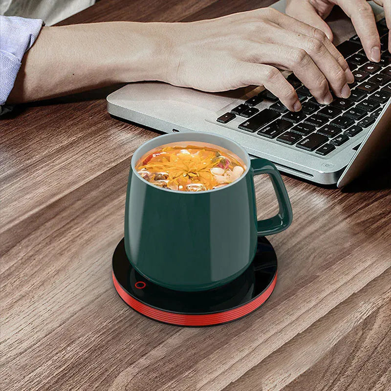 Coffee Mug Cup Warmer Electric Smart Coaster for Home Office Water Bottle Heating Warming Pad with 2 Temperatures Settings Coffee Mug Cup Warmer Electric Smart Coaster for Home Office Water Bottle Heating Warming Pad with 2 Temperatures Settings
