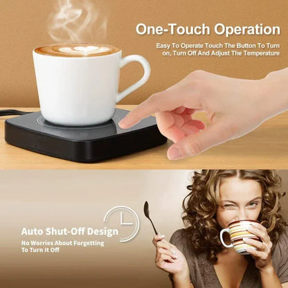 Coffee Mug Warmer 3 Gear Adjustable Calorifier Timing Cup Heater Thermostatic Coaster Milk Tea Water Electric Heating Cup Mat Coffee Mug Warmer 3 Gear Adjustable Calorifier Timing Cup Heater Thermostatic Coaster Milk Tea Water Electric Heating Cup Mat