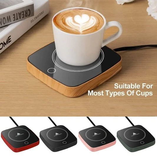 Coffee Mug Warmer 3 Gear Adjustable Calorifier Timing Cup Heater Thermostatic Coaster Milk Tea Water Electric Heating Cup Mat Coffee Mug Warmer 3 Gear Adjustable Calorifier Timing Cup Heater Thermostatic Coaster Milk Tea Water Electric Heating Cup Mat