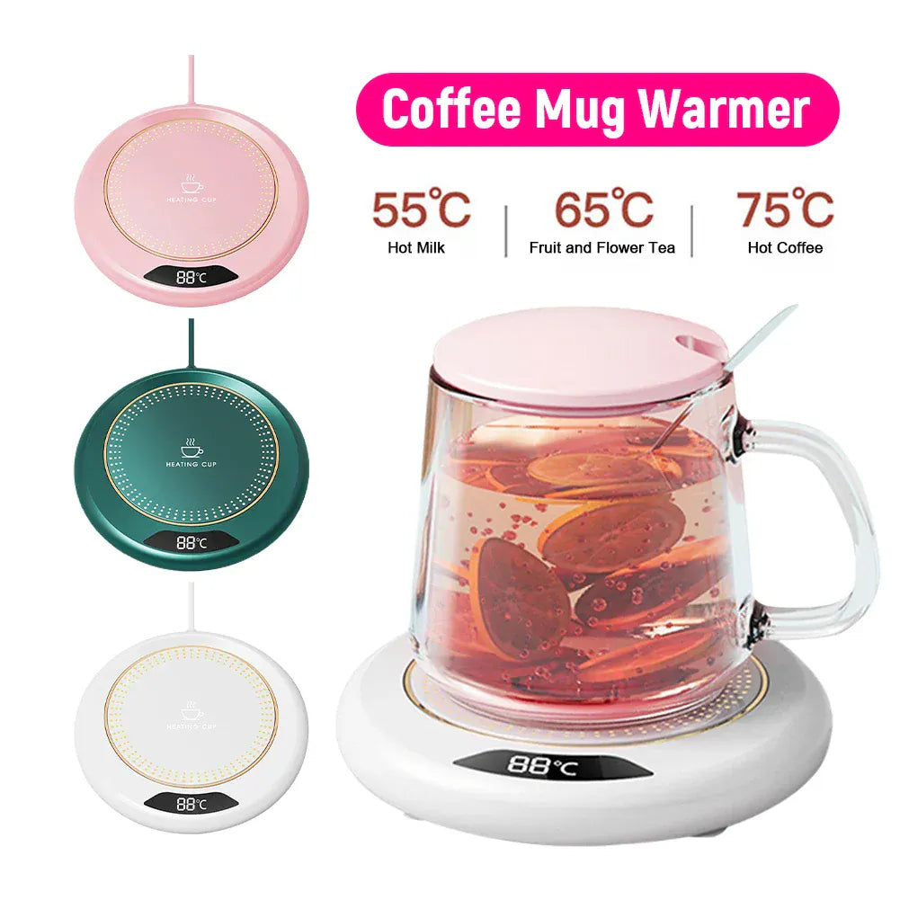 Coffee Mug Warmer 3 Temperature Setting Electric Coffee Warmer Heating Plate Portable Cup Warmer for Travel Office Desk Home Use Coffee Mug Warmer 3 Temperature Setting Electric Coffee Warmer Heating Plate Portable Cup Warmer for Travel Office Desk Home Use
