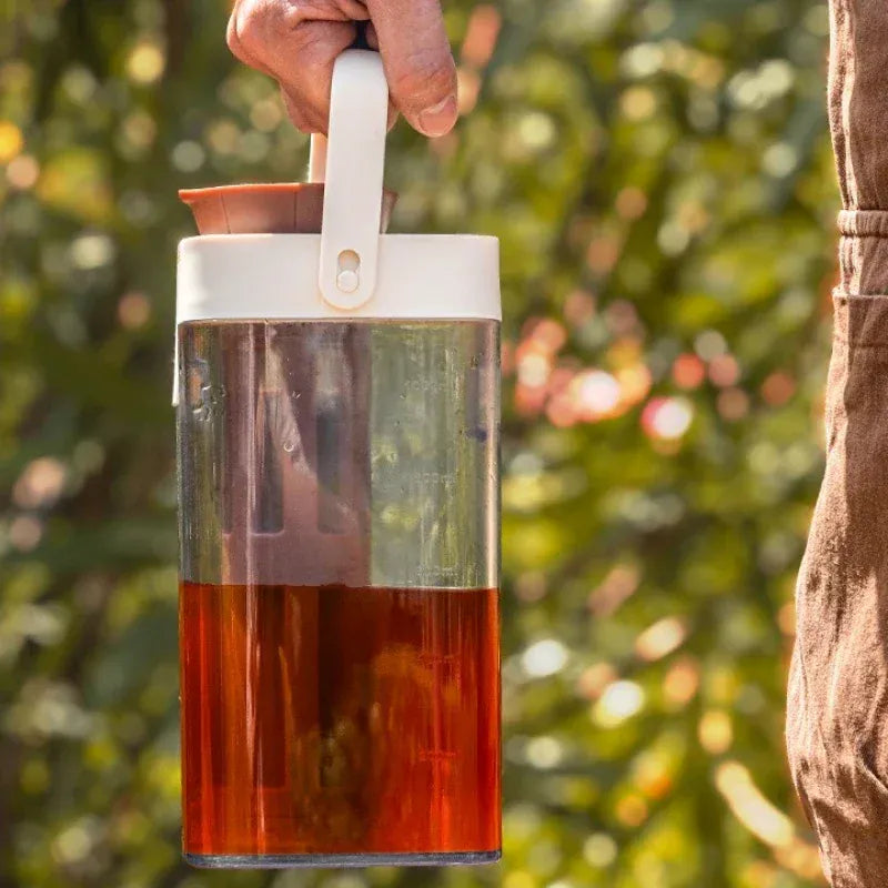 Cold Brew Coffee Maker 1000ml - Leak-Proof Iced Coffee Jar | Wahooly Cold brew coffee pot 1000ml Iced Coffee Maker Cold Brew Jar Leak Proof Container large capacity cold water kettle Kitchen Tools