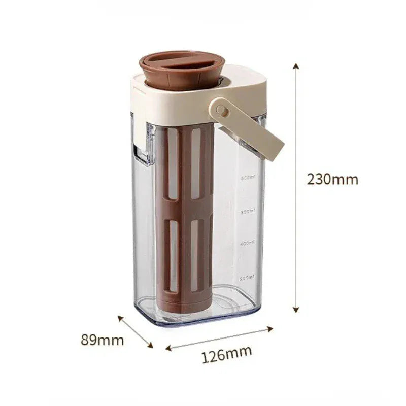 Cold Brew Coffee Maker 1000ml - Leak-Proof Iced Coffee Jar | Wahooly Cold brew coffee pot 1000ml Iced Coffee Maker Cold Brew Jar Leak Proof Container large capacity cold water kettle Kitchen Tools