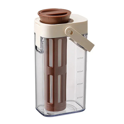 Cold Brew Coffee Maker 1000ml - Leak-Proof Iced Coffee Jar | Wahooly Cold brew coffee pot 1000ml Iced Coffee Maker Cold Brew Jar Leak Proof Container large capacity cold water kettle Kitchen Tools