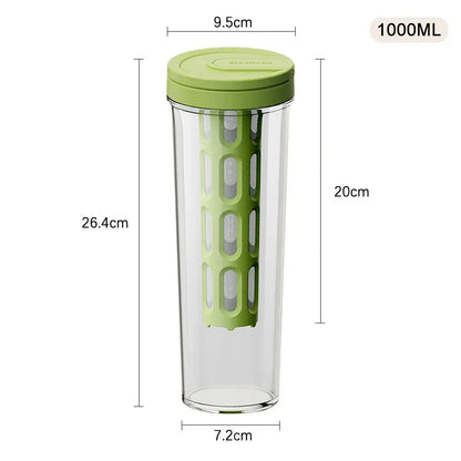 Portable Cold Brew Coffee Maker - High Capacity Filter Bottle | Wahooly Cold Brew Coffee Pot High-capacity Espresso Filter Bottle Cold Brewing Pot Portable Iced Brew Coffee Maker Juice Coffe Kettle