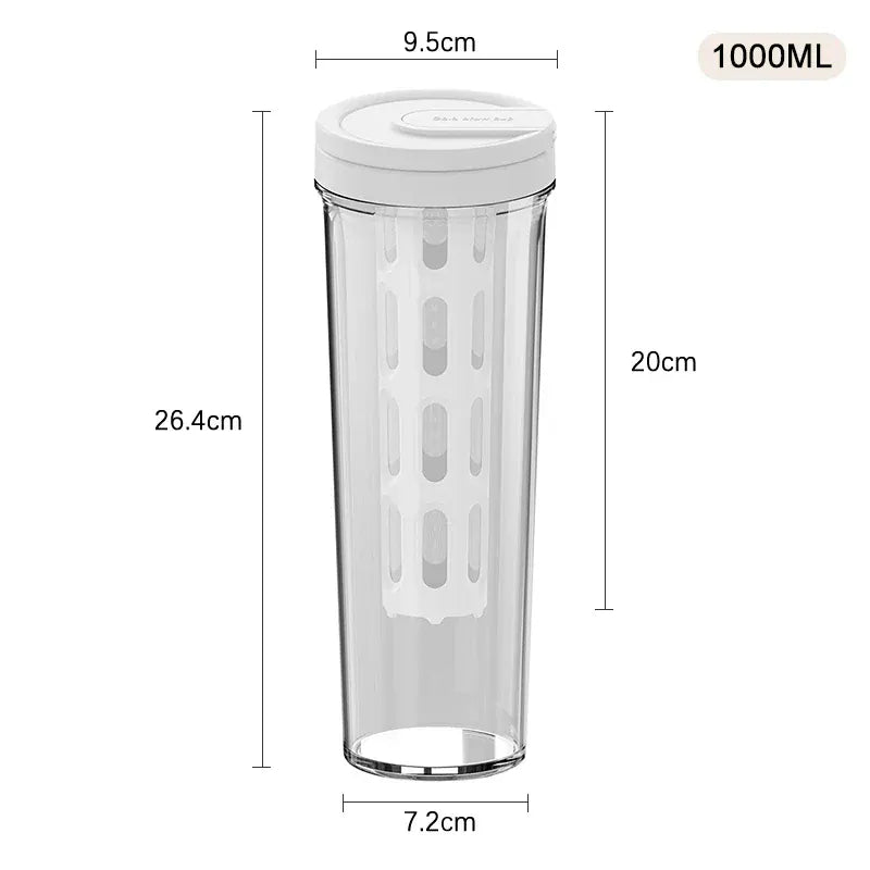 Portable Cold Brew Coffee Maker - High Capacity Filter Bottle | Wahooly Cold Brew Coffee Pot High-capacity Espresso Filter Bottle Cold Brewing Pot Portable Iced Brew Coffee Maker Juice Coffe Kettle