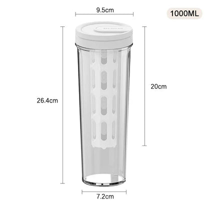 Portable Cold Brew Coffee Maker - High Capacity Filter Bottle | Wahooly Cold Brew Coffee Pot High-capacity Espresso Filter Bottle Cold Brewing Pot Portable Iced Brew Coffee Maker Juice Coffe Kettle