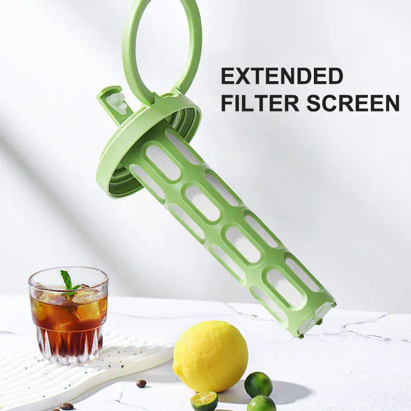 Portable Cold Brew Coffee Maker - High Capacity Filter Bottle | Wahooly Cold Brew Coffee Pot High-capacity Espresso Filter Bottle Cold Brewing Pot Portable Iced Brew Coffee Maker Juice Coffe Kettle