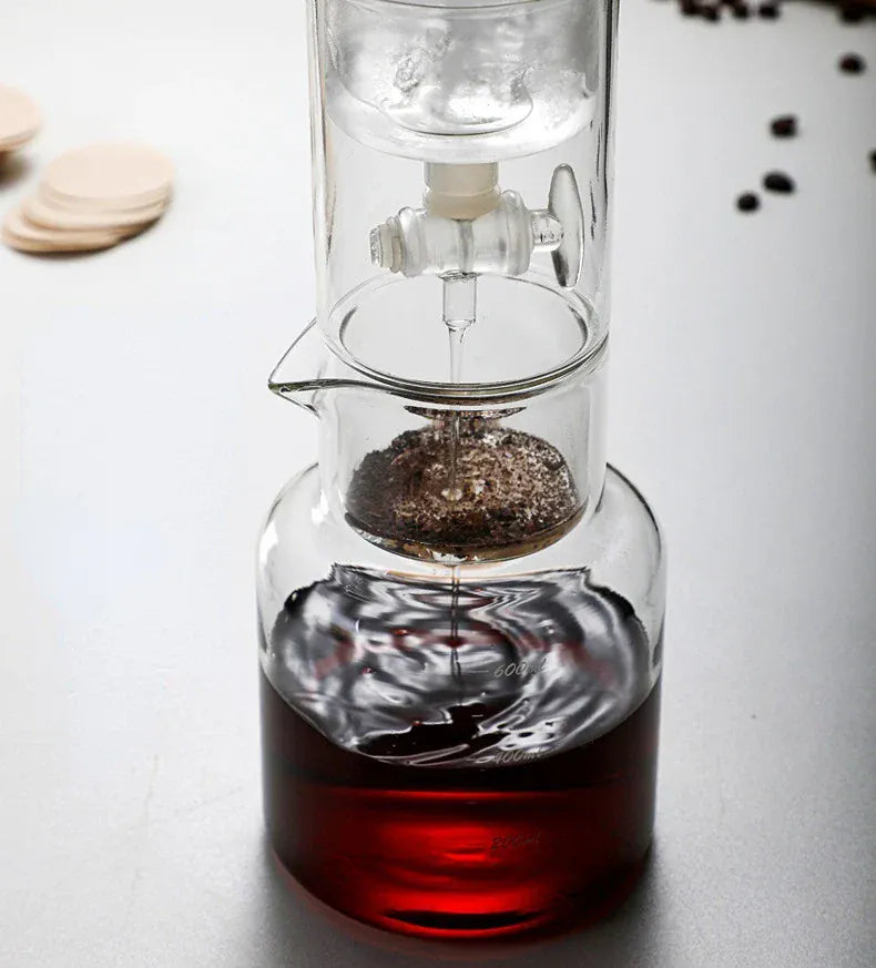 Cold Brew Coffee Pot Set with Filter Glass Dripper ICED Coffee Pot Maker High Quality Specialized Barista Accessories Espresso Cold Brew Coffee Pot Set with Filter Glass Dripper ICED Coffee Pot Maker High Quality Specialized Barista Accessories Espresso