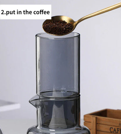 Cold Brew Coffee Pot Set with Filter Glass Dripper ICED Coffee Pot Maker High Quality Specialized Barista Accessories Espresso Cold Brew Coffee Pot Set with Filter Glass Dripper ICED Coffee Pot Maker High Quality Specialized Barista Accessories Espresso