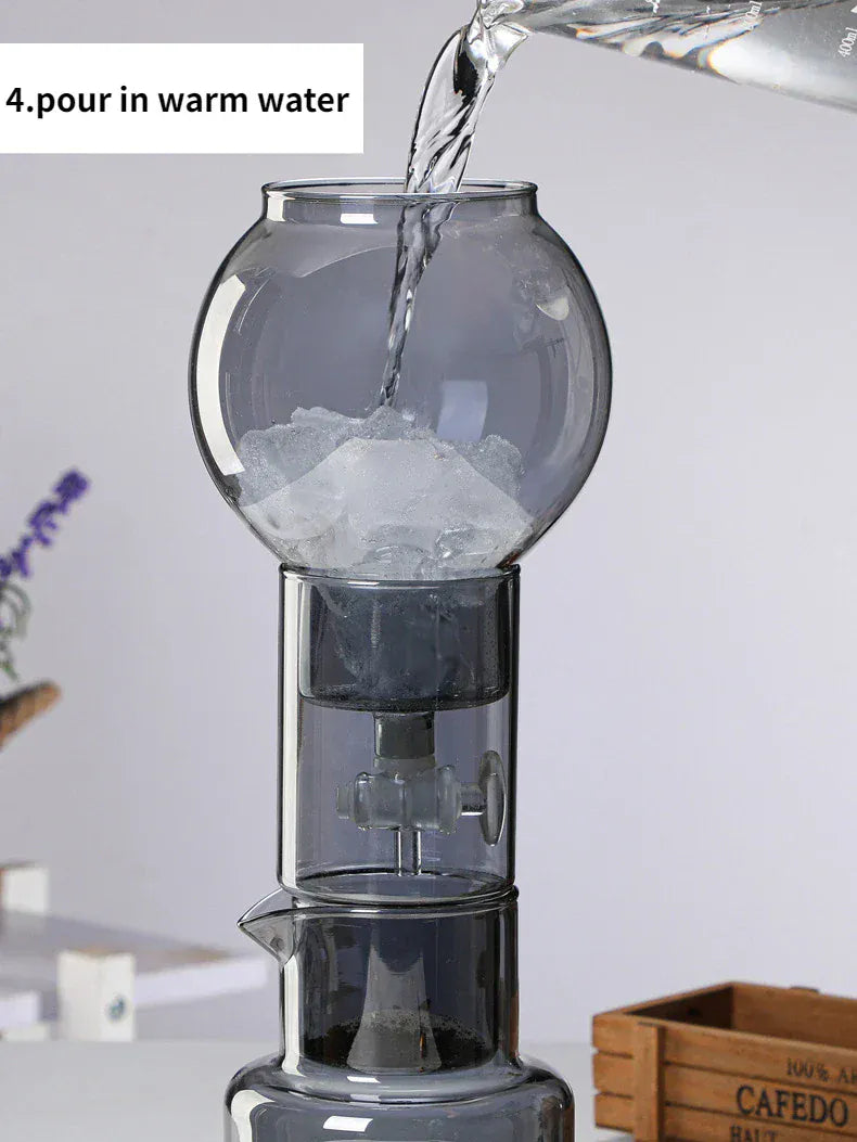 Cold Brew Coffee Pot Set with Filter Glass Dripper ICED Coffee Pot Maker High Quality Specialized Barista Accessories Espresso Cold Brew Coffee Pot Set with Filter Glass Dripper ICED Coffee Pot Maker High Quality Specialized Barista Accessories Espresso