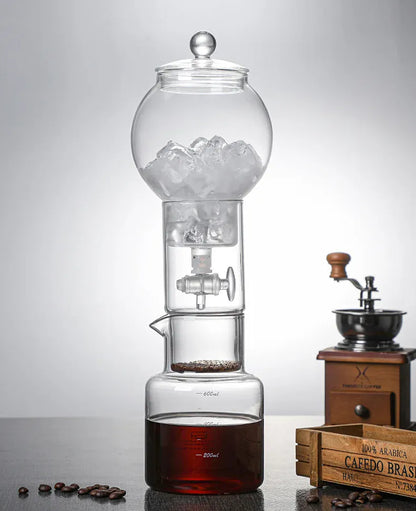 Cold Brew Coffee Pot Set with Filter Glass Dripper ICED Coffee Pot Maker High Quality Specialized Barista Accessories Espresso Cold Brew Coffee Pot Set with Filter Glass Dripper ICED Coffee Pot Maker High Quality Specialized Barista Accessories Espresso