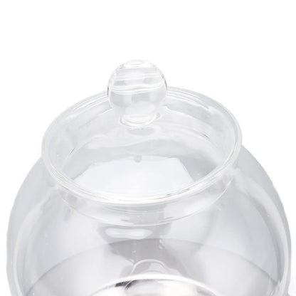 Cold Brew Drip Tower 600ml - Glass Ice Coffee Maker | Wahooly Cold Brew Drip Tower 600ml Reusable Glass Filtering Transparent Stainless Steel Stand DIY Ice Coffee Brew Tower Cold Brew Tower