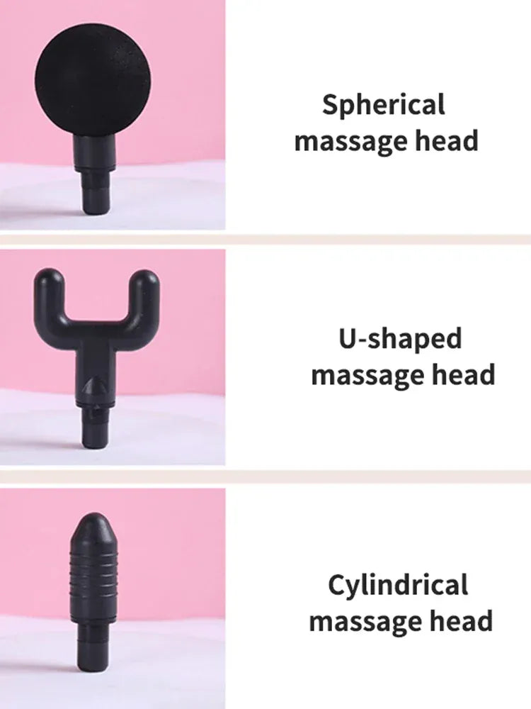Cold & Hot Compress Massage Gun – 6-Head Fascia Gun | Wahooly Cold & Hot Compress Massage Gun – 6-Head Percussion Fascia Gun with 6 Speed Settings