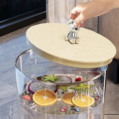 Cold Beverage Dispenser with Faucet - Large Capacity Drink Kettle | Wahooly Cold Kettle High Temperature Resistant Cold Kettle Fruit Tea Bucket Beverage Bucket with Faucet Storage Kettle