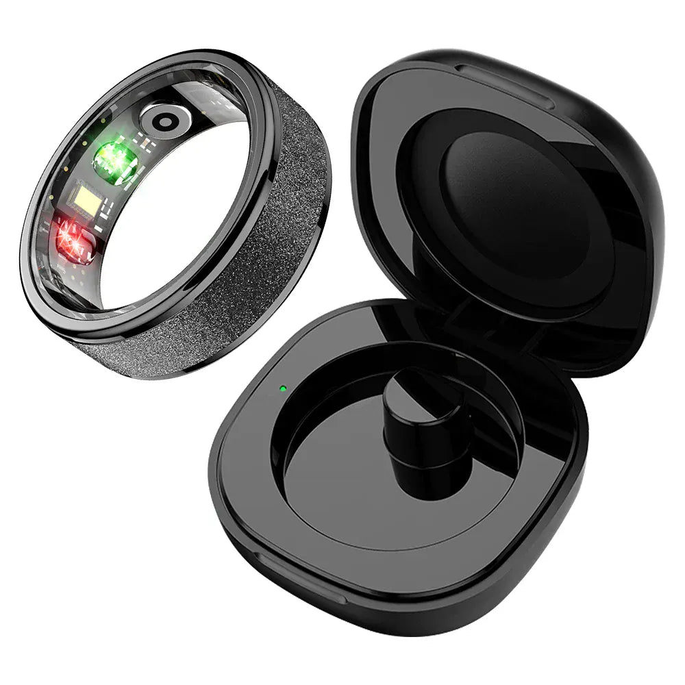 COLMI R10 Smart Ring - #1 Bestseller with Charging Case | Wahooly COLMI R10 Smart Ring with Charging Case for Men Women, Health and Sleep Monitor, 5ATM Waterproof, Multi-sport Mode