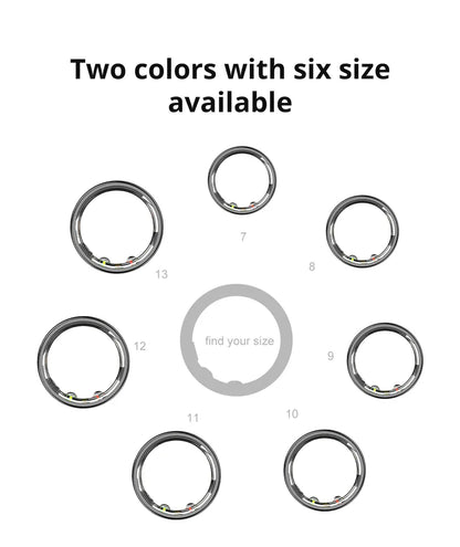 COLMI R10 Smart Ring - #1 Bestseller with Charging Case | Wahooly COLMI R10 Smart Ring with Charging Case for Men Women, Health and Sleep Monitor, 5ATM Waterproof, Multi-sport Mode