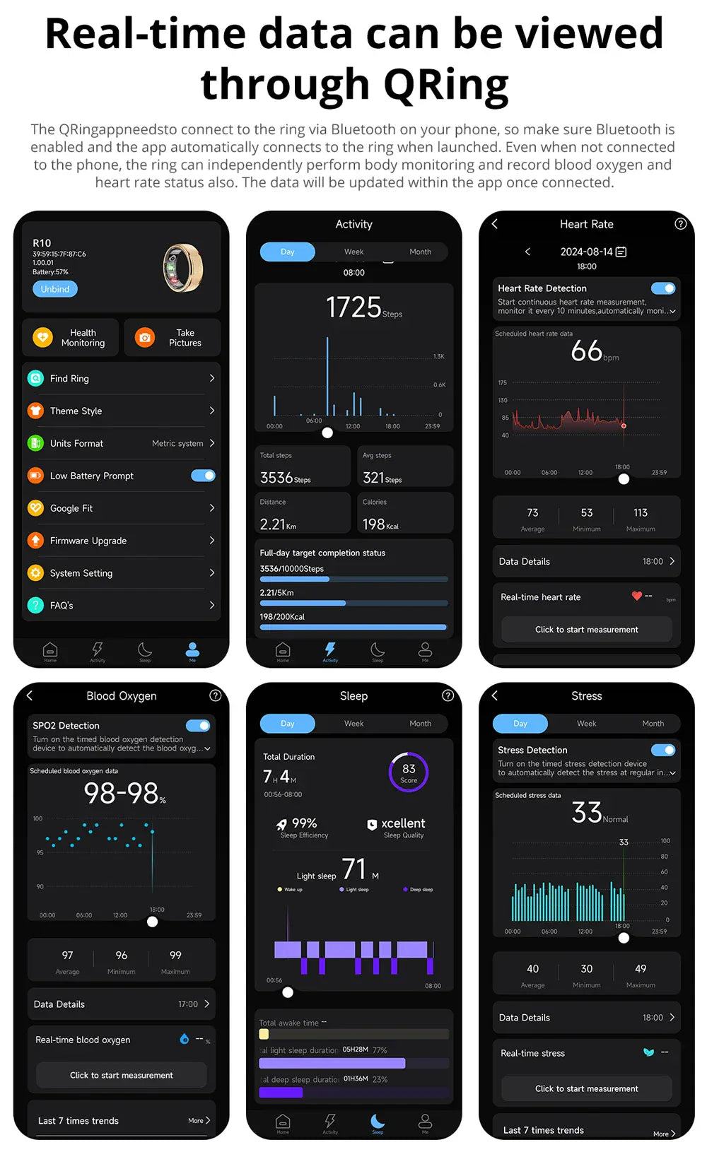 COLMI R10 Smart Ring - #1 Bestseller with Charging Case | Wahooly COLMI R10 Smart Ring with Charging Case for Men Women, Health and Sleep Monitor, 5ATM Waterproof, Multi-sport Mode