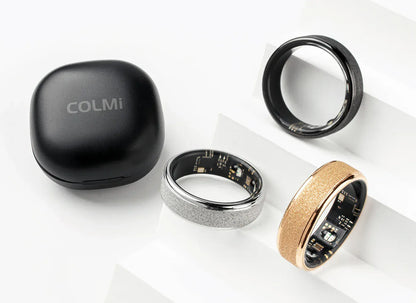 COLMI R10 Smart Ring - #1 Bestseller with Charging Case | Wahooly COLMI R10 Smart Ring with Charging Case for Men Women, Health and Sleep Monitor, 5ATM Waterproof, Multi-sport Mode