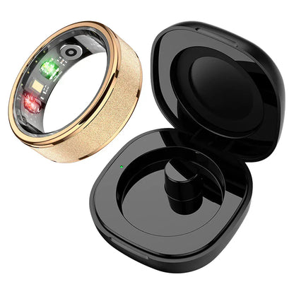 COLMI R10 Smart Ring - #1 Bestseller with Charging Case | Wahooly COLMI R10 Smart Ring with Charging Case for Men Women, Health and Sleep Monitor, 5ATM Waterproof, Multi-sport Mode