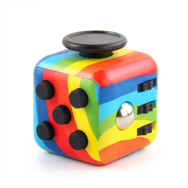 Compact Fidget Cube - Multi-Sensory Stress Relief for Anxiety & ADHD Compact Fidget Cube - Multi-Sensory Stress Relief Toy for Anxiety, ADHD & Focus