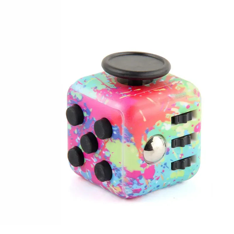 Compact Fidget Cube - Multi-Sensory Stress Relief for Anxiety & ADHD Compact Fidget Cube - Multi-Sensory Stress Relief Toy for Anxiety, ADHD & Focus