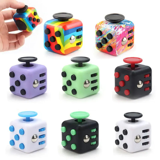 Compact Fidget Cube - Multi-Sensory Stress Relief for Anxiety & ADHD Compact Fidget Cube - Multi-Sensory Stress Relief Toy for Anxiety, ADHD & Focus