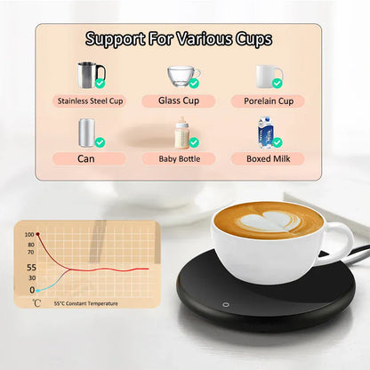 Cup Warmer USB Cup Heater Coffee Mug Warmer For Home Office Electric Heating Coaster Desktop Milk Tea Cup Warmer Heater Cup Warmer USB Cup Heater Coffee Mug Warmer For Home Office Electric Heating Coaster Desktop Milk Tea Cup Warmer Heater