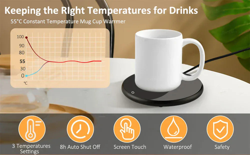 Cup Warmer USB Cup Heater Coffee Mug Warmer For Home Office Electric Heating Coaster Desktop Milk Tea Cup Warmer Heater Cup Warmer USB Cup Heater Coffee Mug Warmer For Home Office Electric Heating Coaster Desktop Milk Tea Cup Warmer Heater