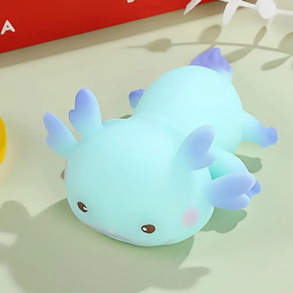 Axolotl Squeeze Toy – Squishy Slow Rebound Stress Relief Fidget for Kids & Adults Cute Axolotl Squeeze Toys Stretch Design Cartoon Fish Squishy Toy Stress Relief Slow Rebound Toys Fidget Doll For Adult Kids