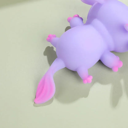 Axolotl Squeeze Toy – Squishy Slow Rebound Stress Relief Fidget for Kids & Adults Cute Axolotl Squeeze Toys Stretch Design Cartoon Fish Squishy Toy Stress Relief Slow Rebound Toys Fidget Doll For Adult Kids