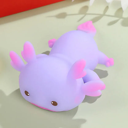 Axolotl Squeeze Toy – Squishy Slow Rebound Stress Relief Fidget for Kids & Adults Cute Axolotl Squeeze Toys Stretch Design Cartoon Fish Squishy Toy Stress Relief Slow Rebound Toys Fidget Doll For Adult Kids