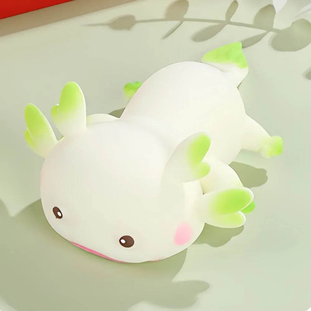 Axolotl Squeeze Toy – Squishy Slow Rebound Stress Relief Fidget for Kids & Adults Cute Axolotl Squeeze Toys Stretch Design Cartoon Fish Squishy Toy Stress Relief Slow Rebound Toys Fidget Doll For Adult Kids