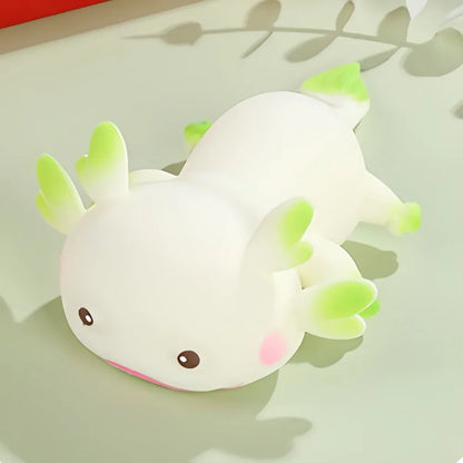 Axolotl Squeeze Toy – Squishy Slow Rebound Stress Relief Fidget for Kids & Adults Cute Axolotl Squeeze Toys Stretch Design Cartoon Fish Squishy Toy Stress Relief Slow Rebound Toys Fidget Doll For Adult Kids