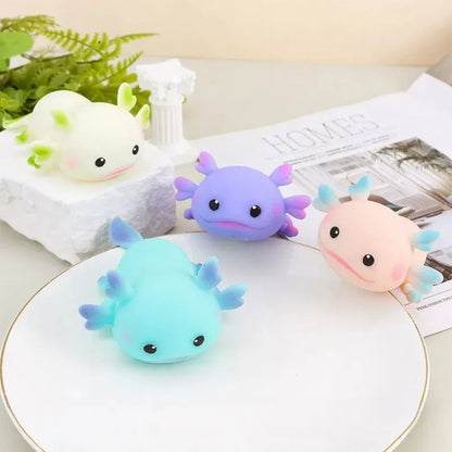 Cute Axolotl Squeeze Toys Stretch Design Fidget Doll Cartoon Fish Squishy Toy Stress Relief Multiple Color Slow Rebound Toys Cute Axolotl Squeeze Toys Stretch Design Fidget Doll Cartoon Fish Squishy Toy Stress Relief Multiple Color Slow Rebound Toys