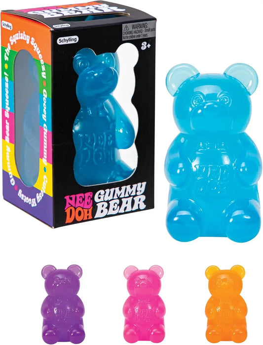 Cute Bear Squeeze Toy - Stress Relief Sensory Fidget Desk Decoration Cute Bear Nee Doh Maltose Squeeze Toy Dough Colorful Sensory Toy Creative New Item Desk Decoration Stress Relief Doll