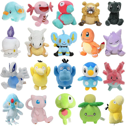 Cute Pokemon Plush Toy Porygon Shinx Litwick Cubone Wooper Phanpy Lugia Soft Stuffed Doll Pocket Monster Game Gifts for Friend Cute Pokemon Plush Toy Porygon Shinx Litwick Cubone Wooper Phanpy Lugia Soft Stuffed Doll Pocket Monster Game Gifts for Friend