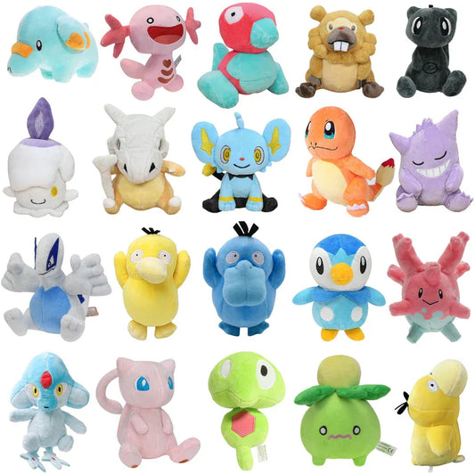 Cute Pokemon Plush Toy Porygon Shinx Litwick Cubone Wooper Phanpy Lugia Soft Stuffed Doll Pocket Monster Game Gifts for Friend Cute Pokemon Plush Toy Porygon Shinx Litwick Cubone Wooper Phanpy Lugia Soft Stuffed Doll Pocket Monster Game Gifts for Friend
