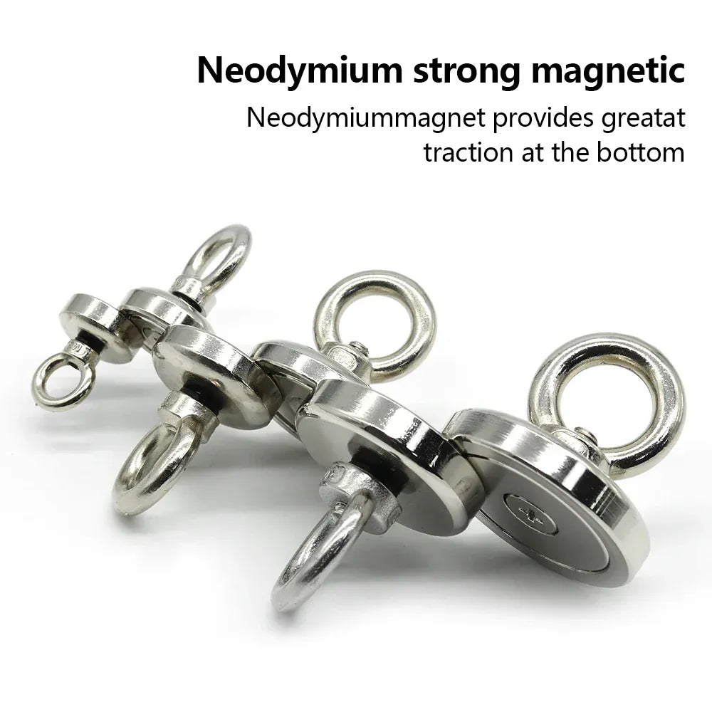 D16~D42mm Super Strong Neodymium Fishing Magnet N52 Heavy Duty Rare Earth Magnet with Countersunk Hole Eyebolt Salvage Magnetic D16~D42mm Super Strong Neodymium Fishing Magnet N52 Heavy Duty Rare Earth Magnet with Countersunk Hole Eyebolt Salvage Magnetic