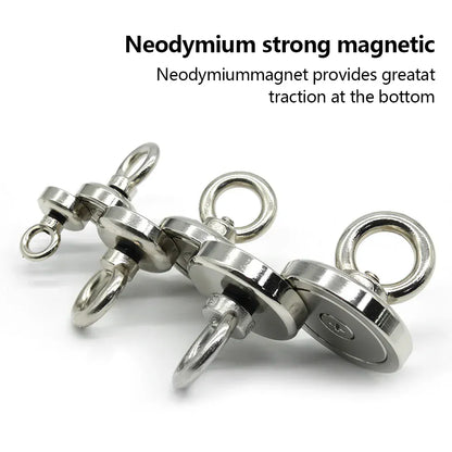 D16~D42mm Super Strong Neodymium Fishing Magnet N52 Heavy Duty Rare Earth Magnet with Countersunk Hole Eyebolt Salvage Magnetic D16~D42mm Super Strong Neodymium Fishing Magnet N52 Heavy Duty Rare Earth Magnet with Countersunk Hole Eyebolt Salvage Magnetic